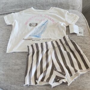 NWT Grayson Mini Top & Shorts Set